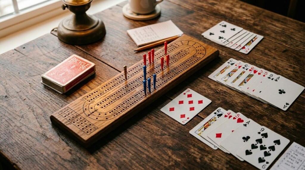 Lær cribbage regler og hvordan du spiller cribbage solitaire