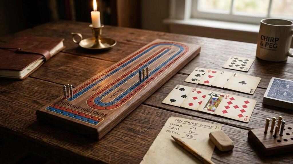 Lær cribbage regler og hvordan du spiller cribbage solitaire